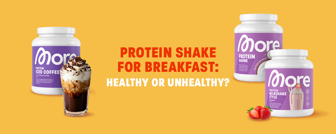 Protein shake for breakfast: healthy or unhealthy?