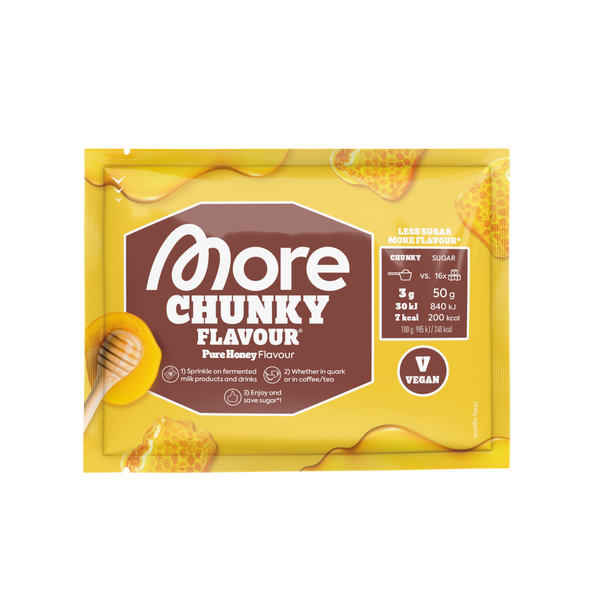 Chunky Flavour · Pure Honey