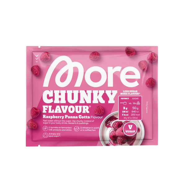 Chunky Flavour · Raspberry Panna Cotta
