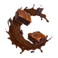 Dark Chocolate Caramel Brownie / 12 x 2x25g