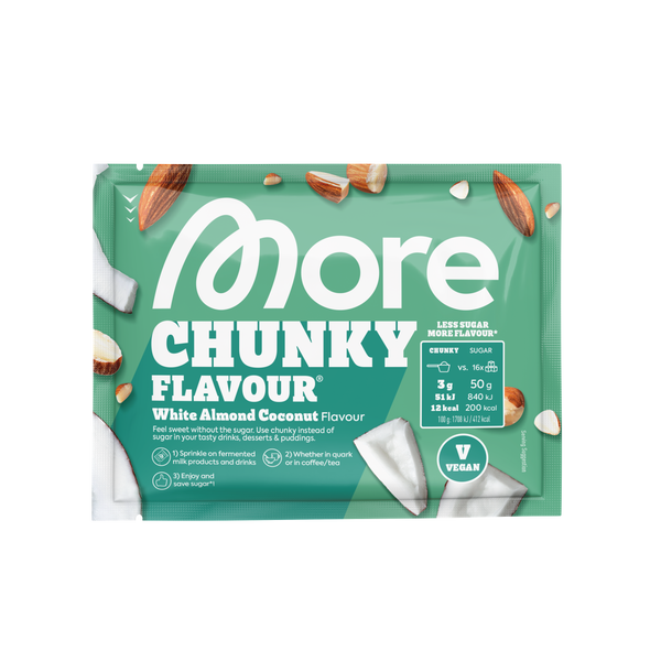 Chunky Flavour · White Almond Coconut